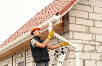 Pose et remplacement de gouttières à Escala